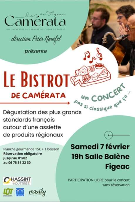 Concert à Figeac, "le Bistrot" de Camérata