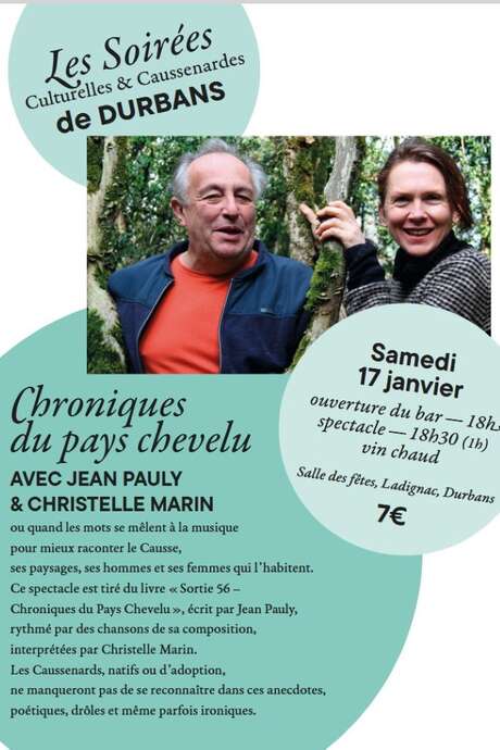 Spectacle "Chroniques du Pays Chevelu" à Durbans