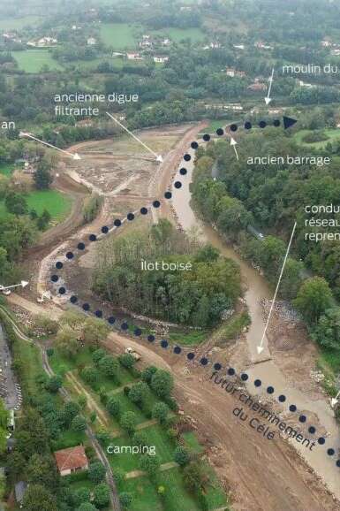 Visite du chantier du Surgié à Figeac