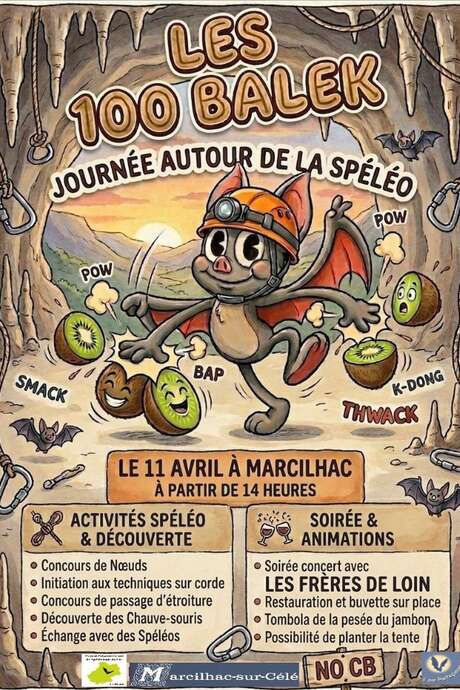 Les 100 Balek à Marcilhac, journée autour de la spéléo !