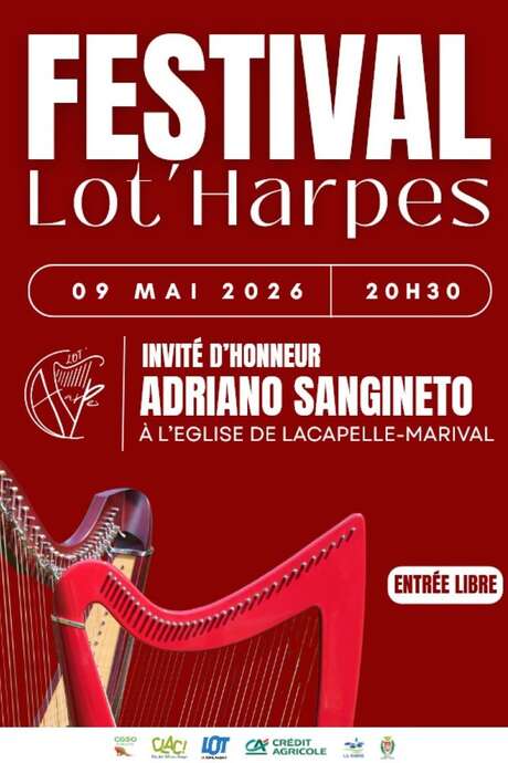Concert, festival Lot'harpes à lacapelle-Marival