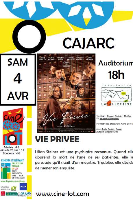 Ciné-Lot à Cajarc : "Vie privée"