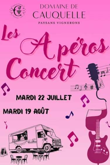 Apéros concert de l'été au Domaine de Cauquelle