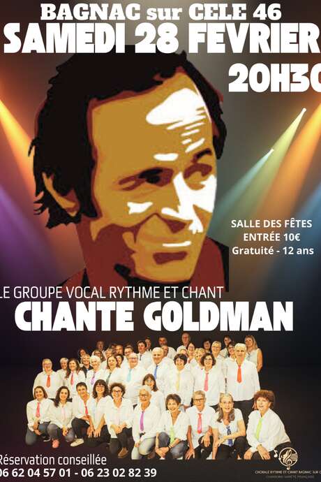 Concert Rythme et Chant à Bagnac-sur-Célé : chansons JJ Goldman