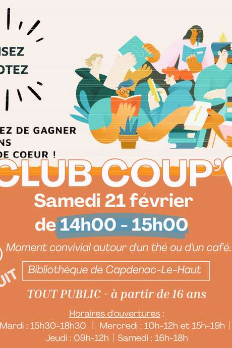 Club coup de cœur à la bibliothèque de Capdenac-le-Haut