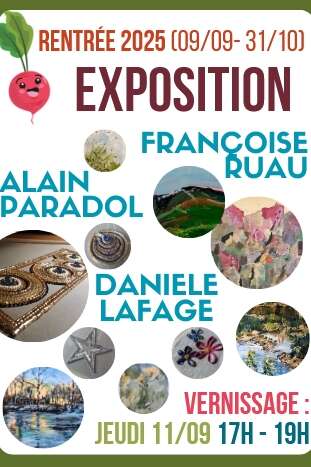 Exposition au Magasin Les giroflées à Figeac