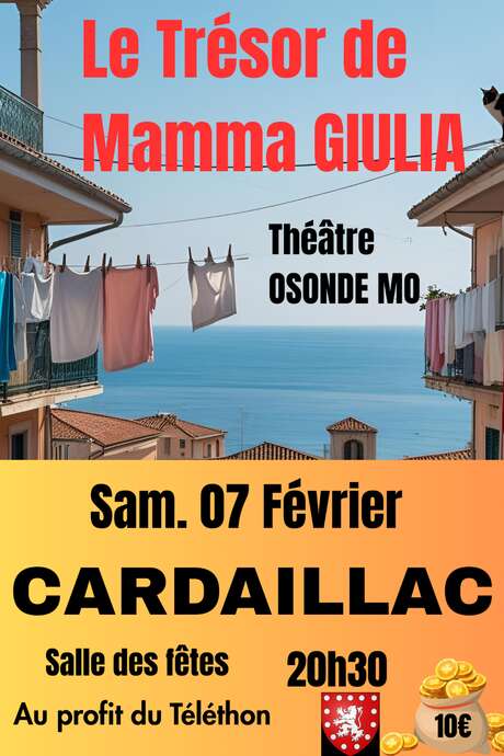 Théâtre à Cardaillac : "le trésor de Mamma Giulia"