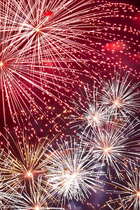 Feu d'artifice au Montat