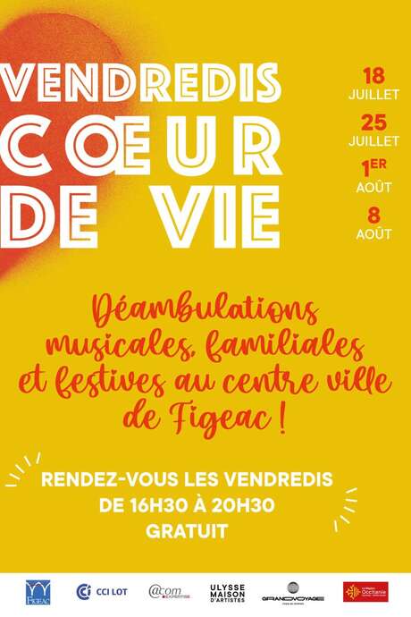 Les Vendredis Cœur de Vie à Figeac