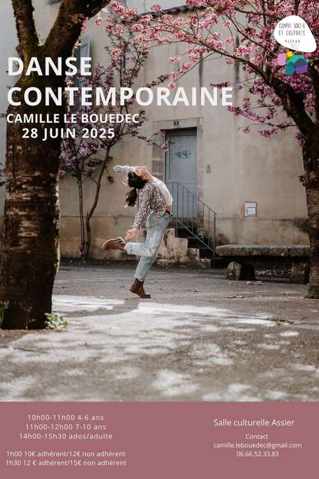 Stage de danse moderne à Assier