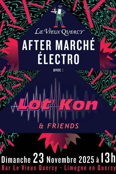 After marché électro au Vieux Quercy