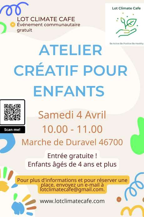 Atelier créatif pour enfants