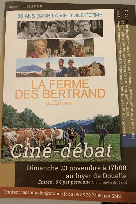 Ciné-débat : "La ferme des Bertrand" de GIlles PERRET