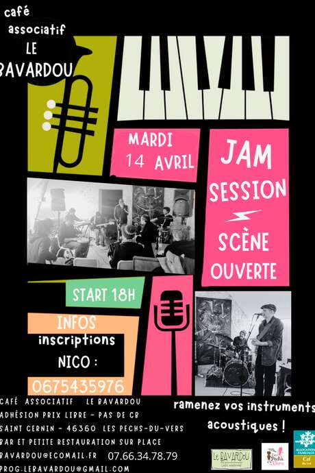 Jam Session, scène ouverte au Bavardou