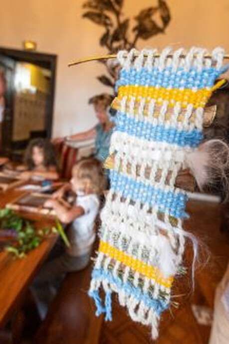 Visite-atelier en famille : Tissage végétal