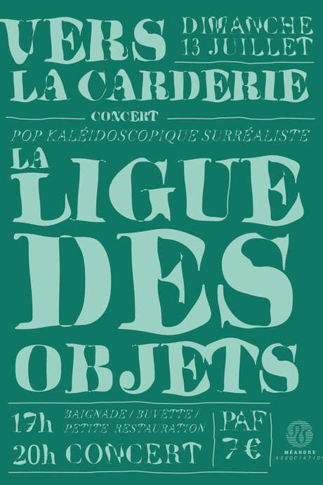 Concert de La Ligue des Objets à La Carderie