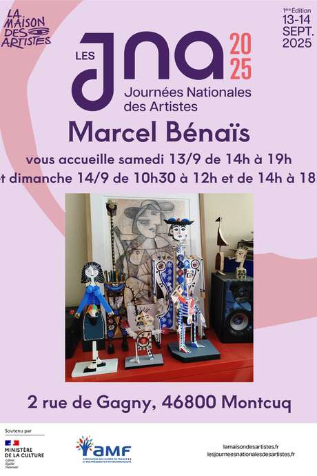 Journées Nationales des Artistes 2025 : Marcel Bénaïs
