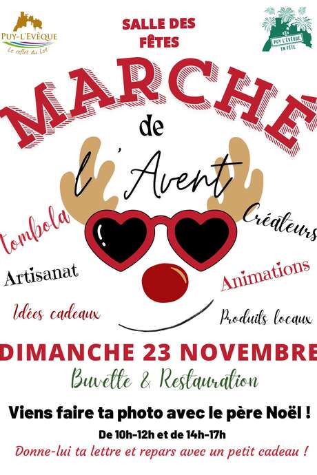 Marché de l'Avent à Puy-L'Évêque