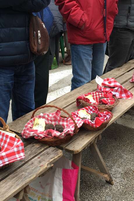Marché aux Truffes à Lalbenque