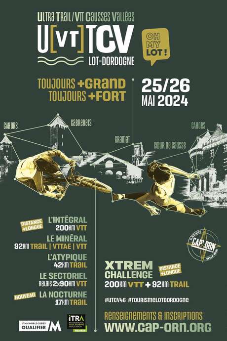 Ultra Trail et VTT Causses et Vallées Lot Dordogne - UTCV