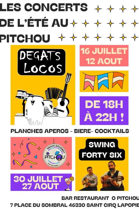 Les concerts de l’été au Pitchou