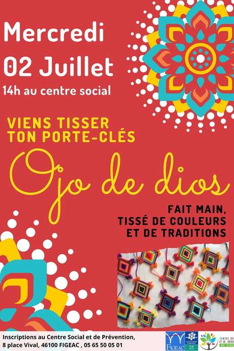 Atelier tradition mexicaine des Ojos de Dios !