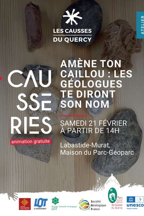 Amène ton caillou Les géologues te diront son nom