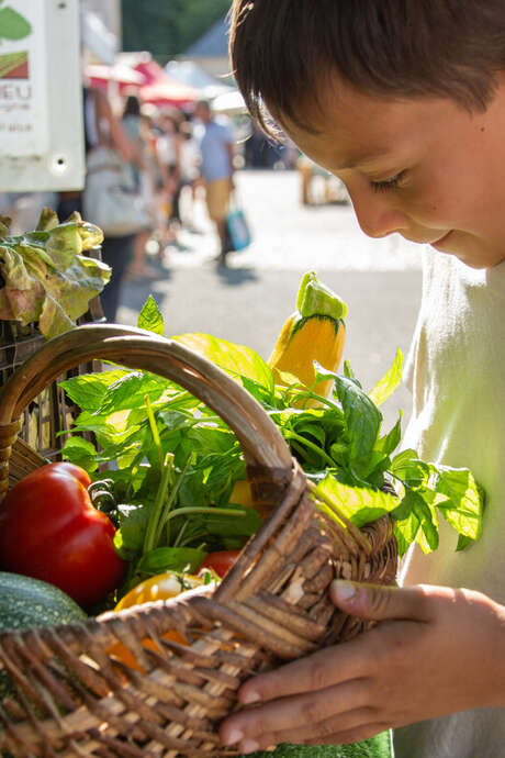 Marché d'été à La Chapelle Saint Géraud