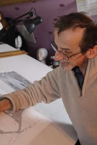 Double exposition de peinture et d’art