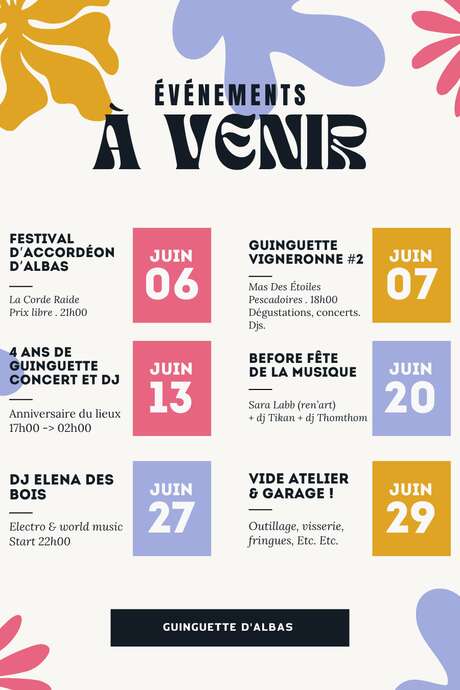 Les soirées de juin de la Guinguette d'Albas