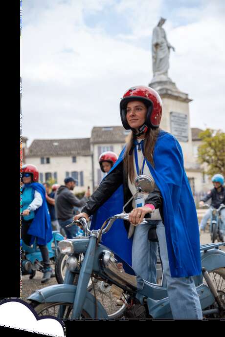 La balade en meule bleue