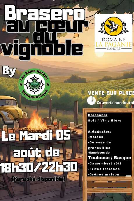 Soirée des Raies Nettes au domaine La Paganie