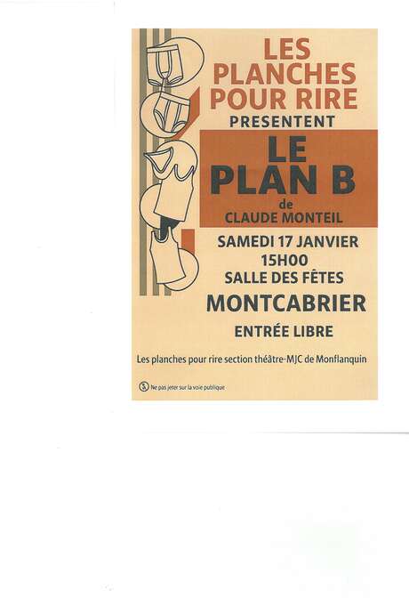 Théâtre : Le Plan B
