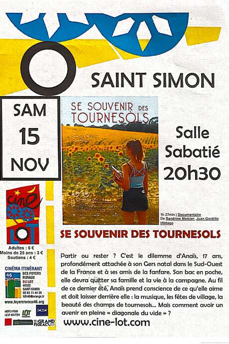 Projection du documentaire “Se souvenir des tournesols”