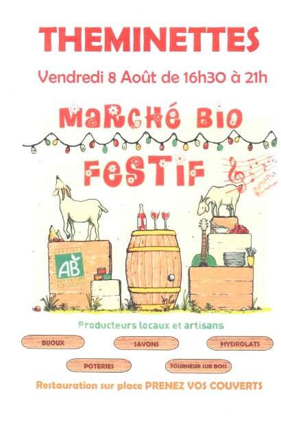 Marché  Bio Festif à Théminettes