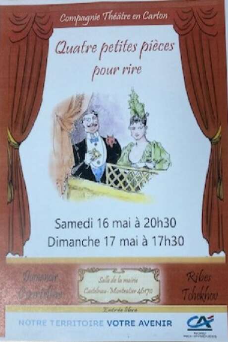 Théâtre : Quatre petites pièces pour rire à Castelnau-Montratier