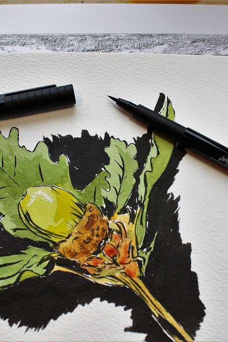 La Saint-Jean de Goujoun'Art : Atelier "Carnet de balade" avec Agnès Martin-Genty