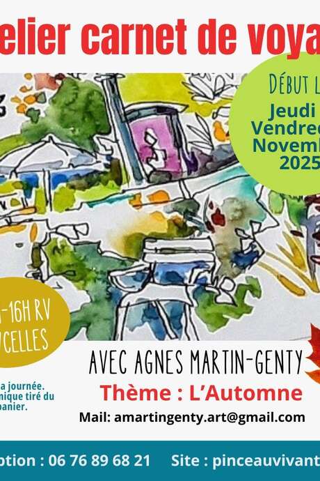 Stage Carnet de voyage à Faycelles, Automne