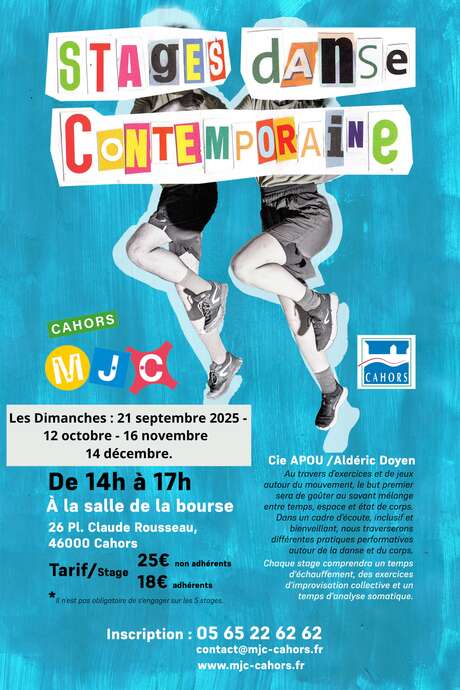 Stage danse contemporaine - MJC Cahors