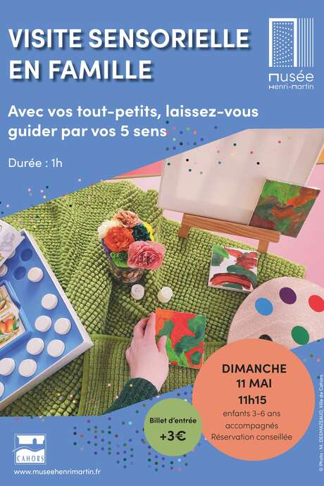 Visite sensorielle en famille spéciale tout-petits !