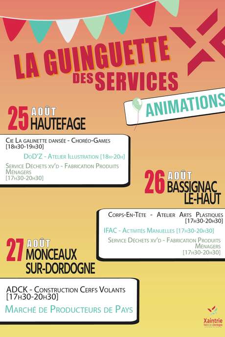 La Guinguette des services à Bassignac le Haut