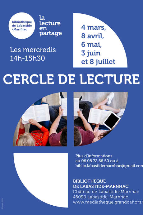 Cercle de lecture à la bibliothèque de Labastide-Marnhac