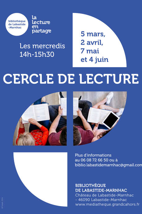 Cercle de lecture à la bibliothèque de Labastide-Marnhac