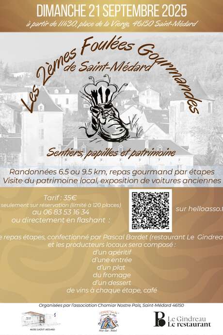 Foulées Gourmandes de Saint Médard, Sentiers, Papilles et Patrimoine