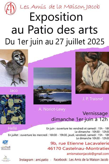Inauguration et exposition de peintures et sculptures à la Maison Jacob
