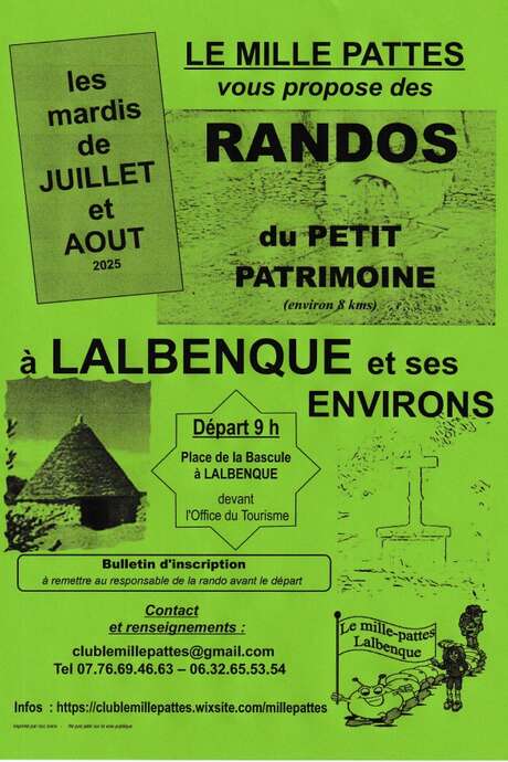 Randonnée avec Le Mille Pattes