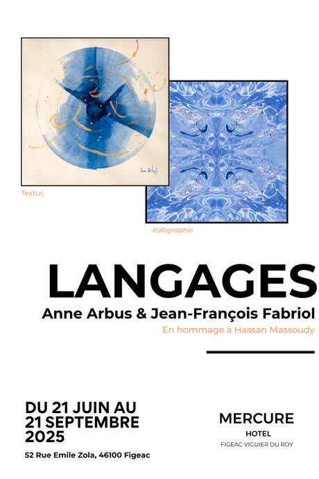 Exposition  "Langages" Hôtel Viguier du Roy Figeac