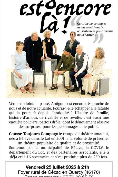 Théâtre "Antigone est encore là"