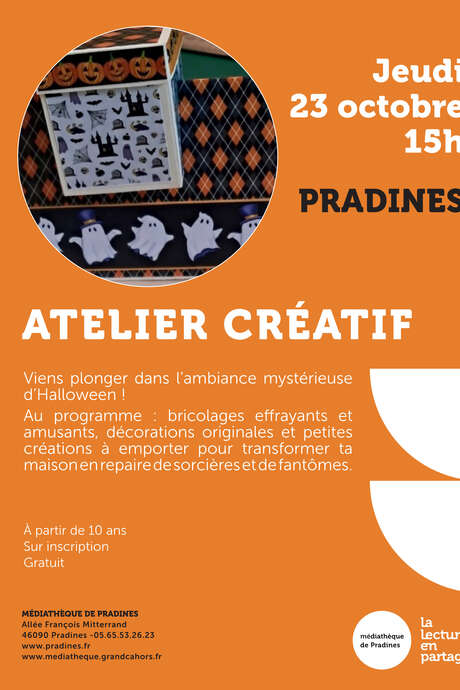 Atelier créatif autour d'Halloween Atelier créatif autour d'Halloween