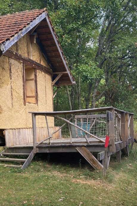 Stage "Cabane en torchis" au Jardin Bourian
